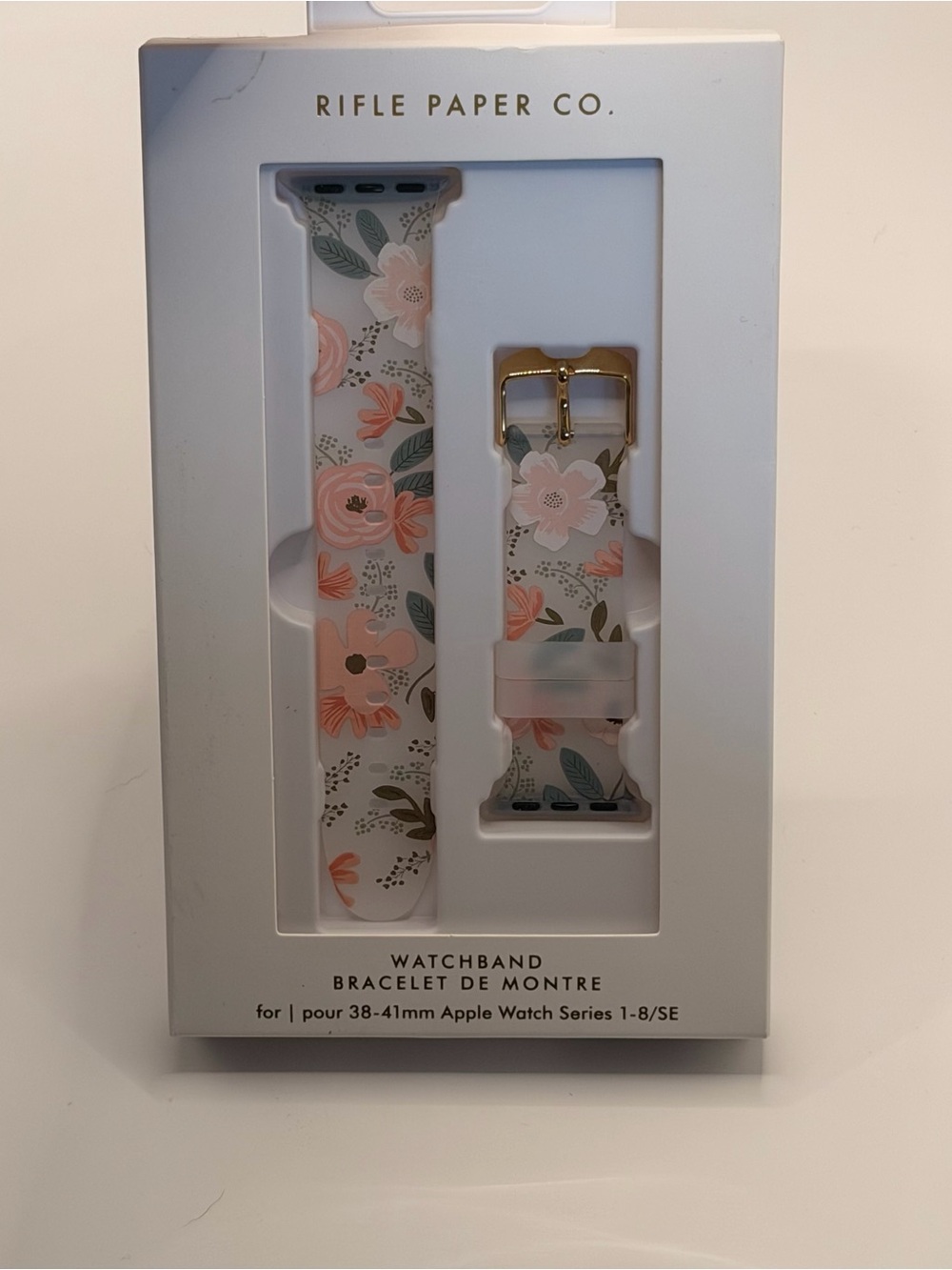 Rifle Paper Co Apple Watch Band With Flora Design, 38-41mm, New